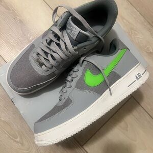 Nike Air Force 1 Wolf Grey Sneakers Size 8.5